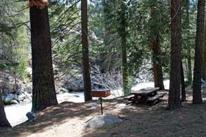Photo of 42-mile picnic area, Eldorado National Forest, CA