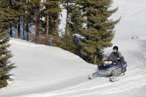 snowmobile rider