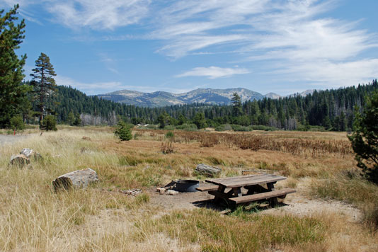 Photo of Van Vleck Bunkhouse view, Eldorado National Forest, CA